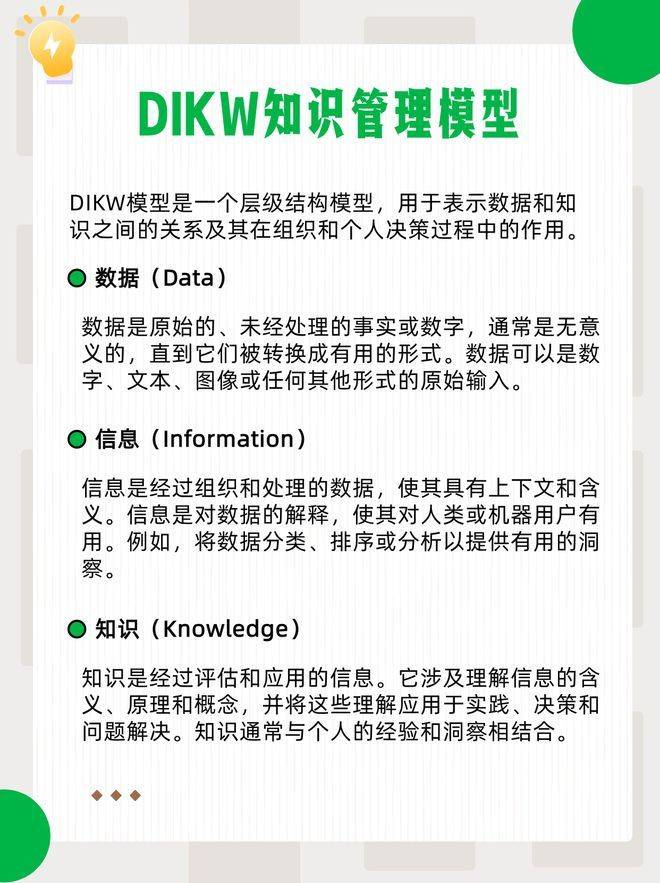 Knowledge management lantern model