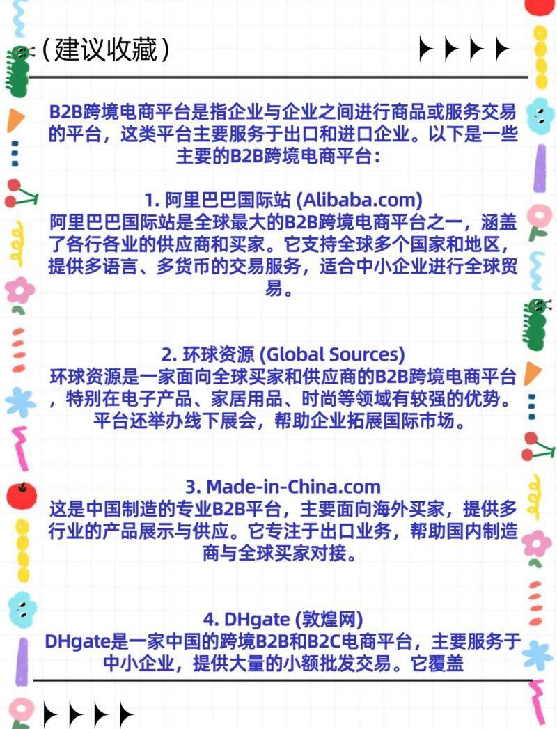 国外b2b网站排名