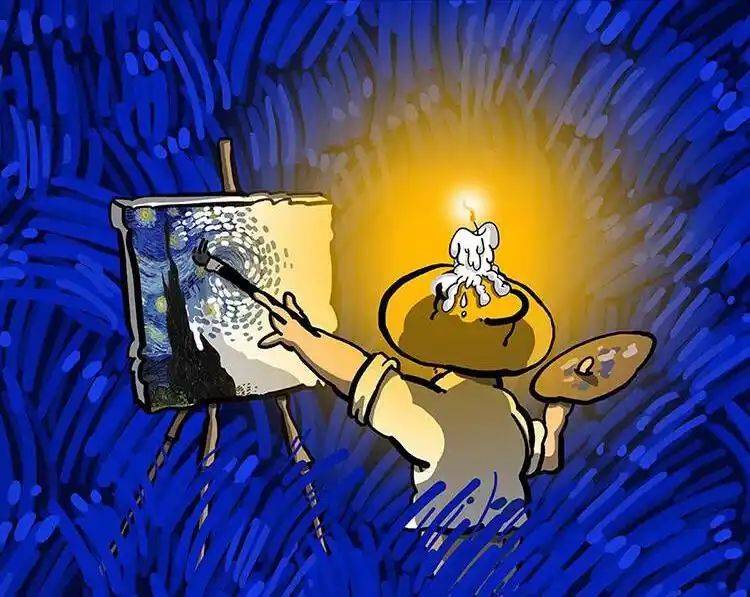 梵高的作品有哪些特点