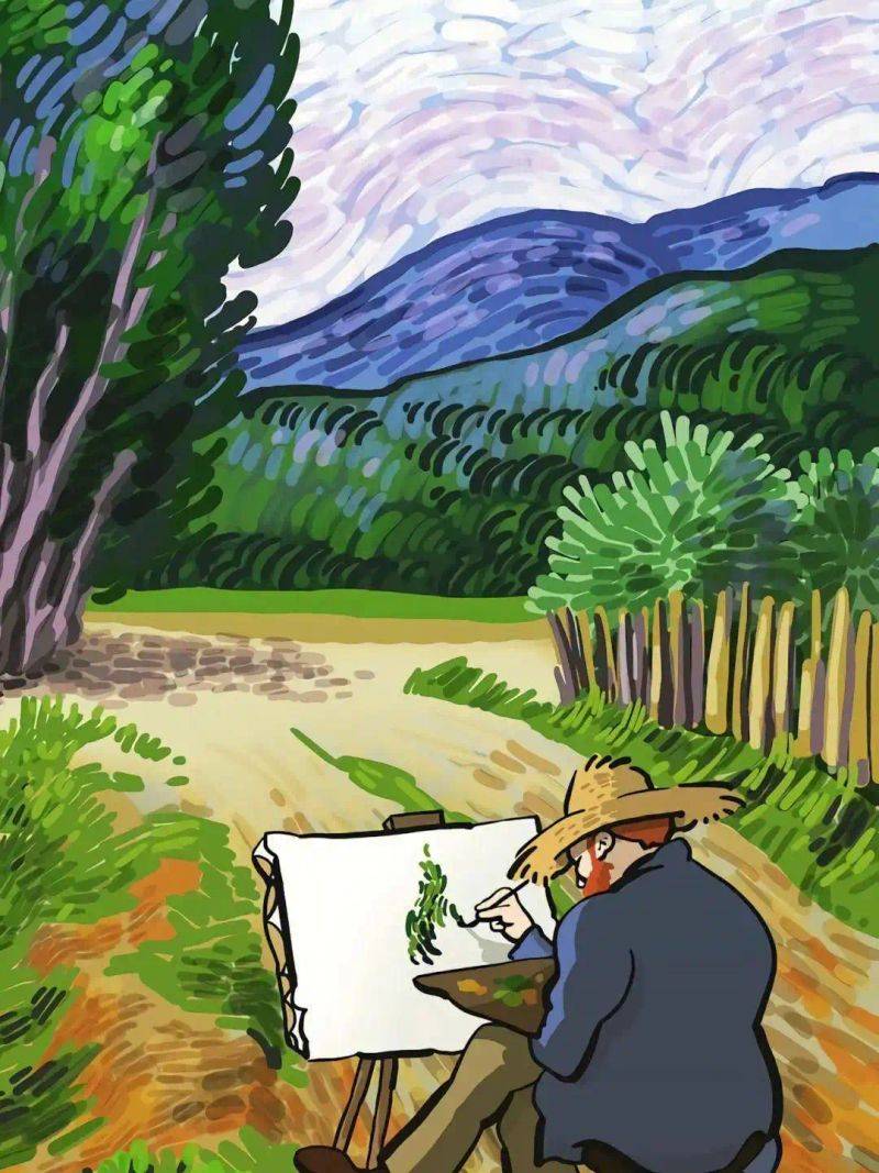 梵高的作品有哪些特点