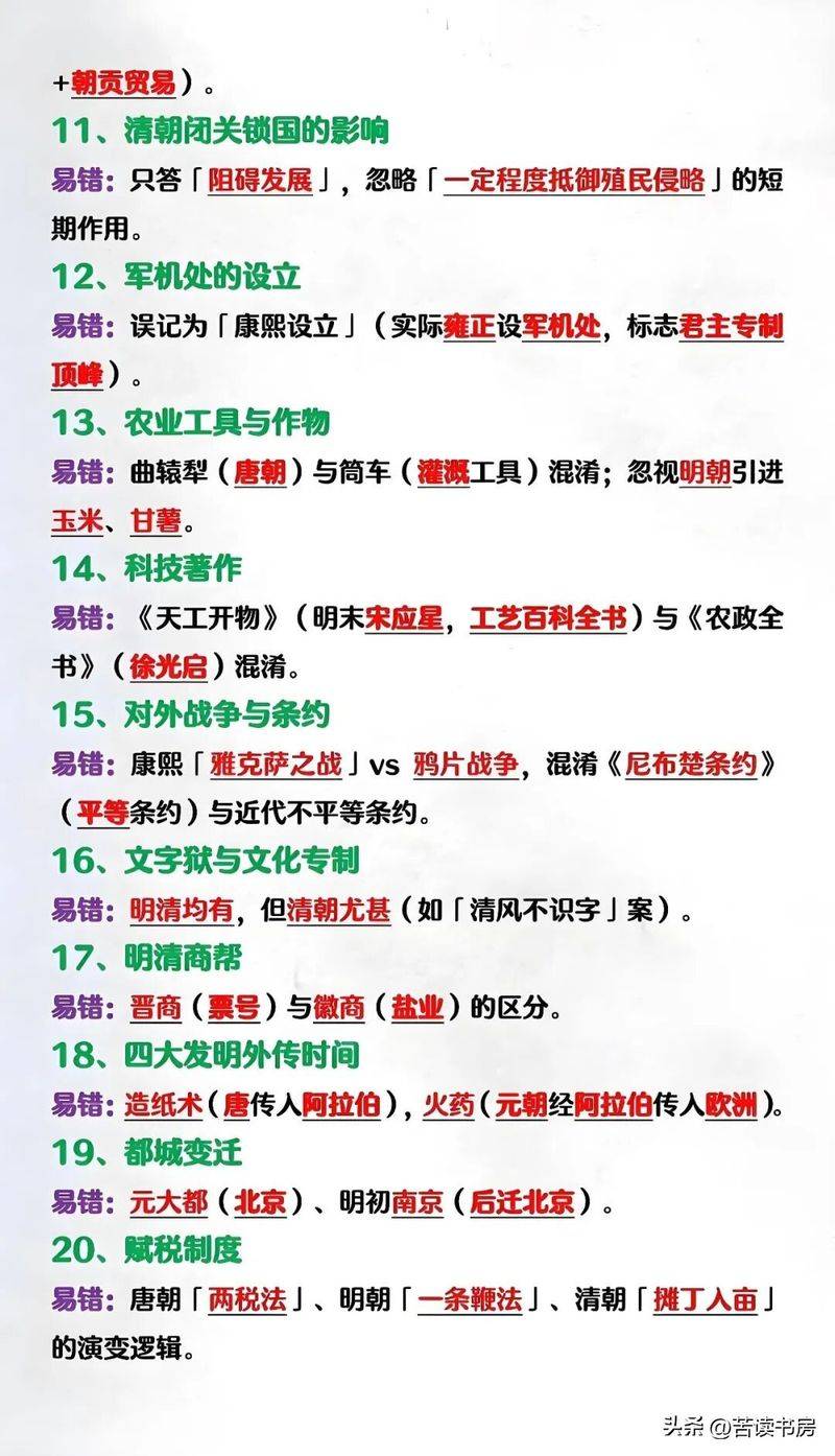 历史知识问答（套装上下册）