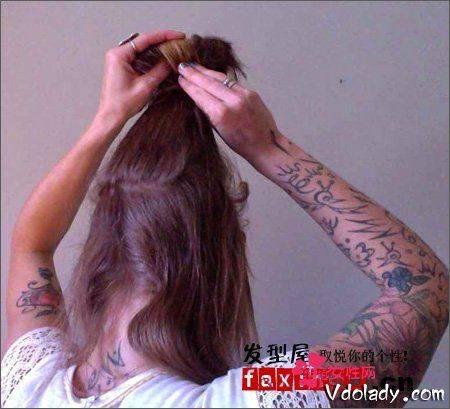 复古摩登女郎发型步骤