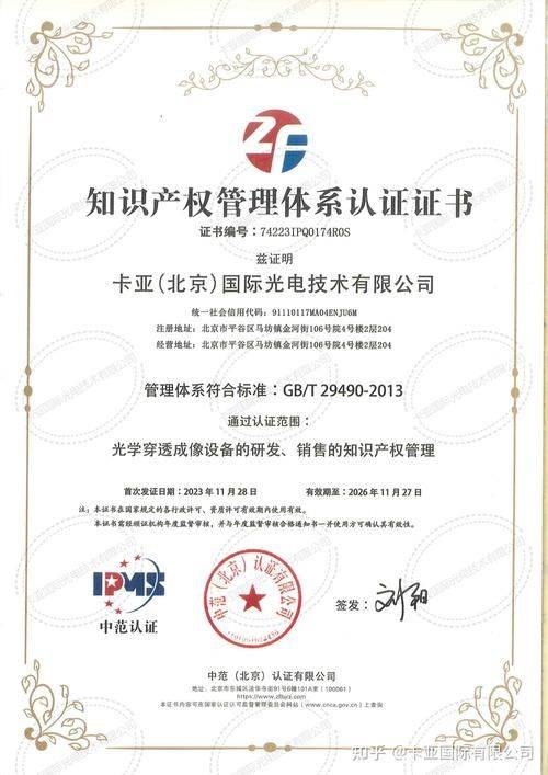 How does a consistent intellectual property rights standard certify