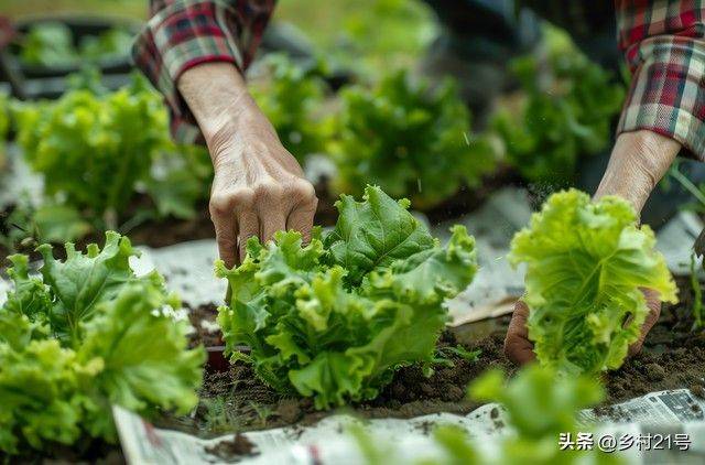 The method of growing green vegetables