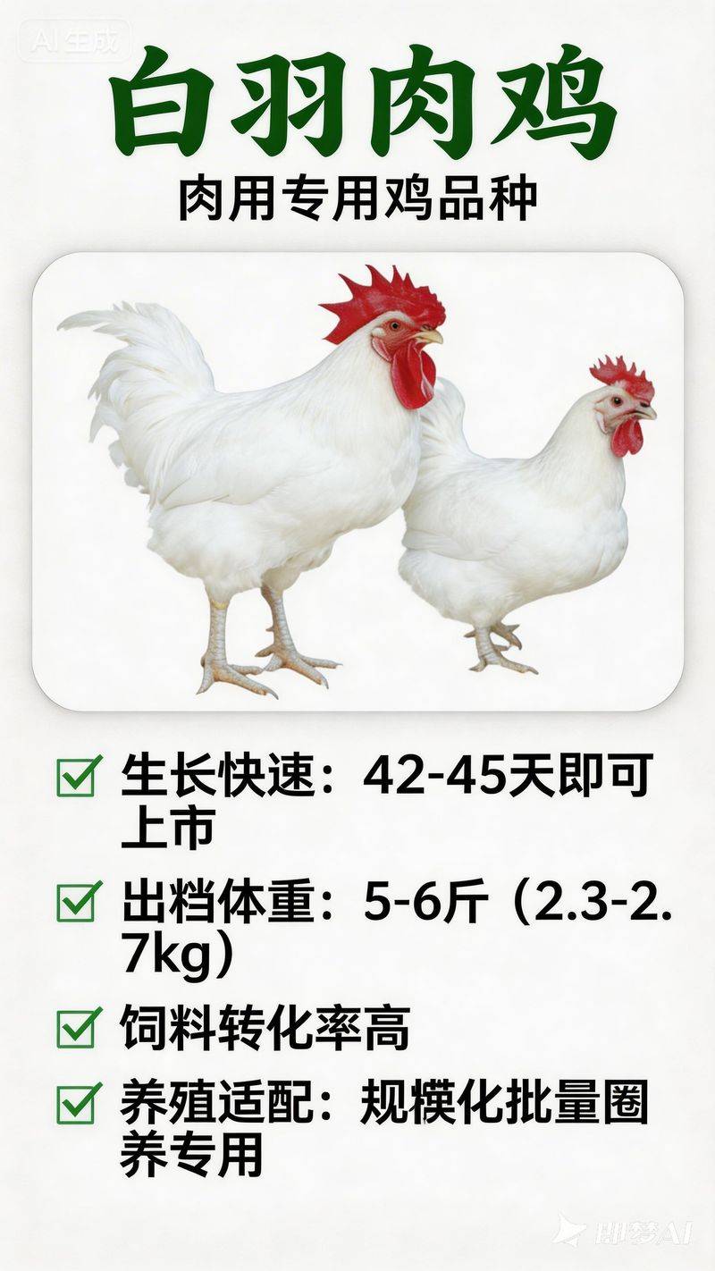 白羽乌鸡养殖成本与利润