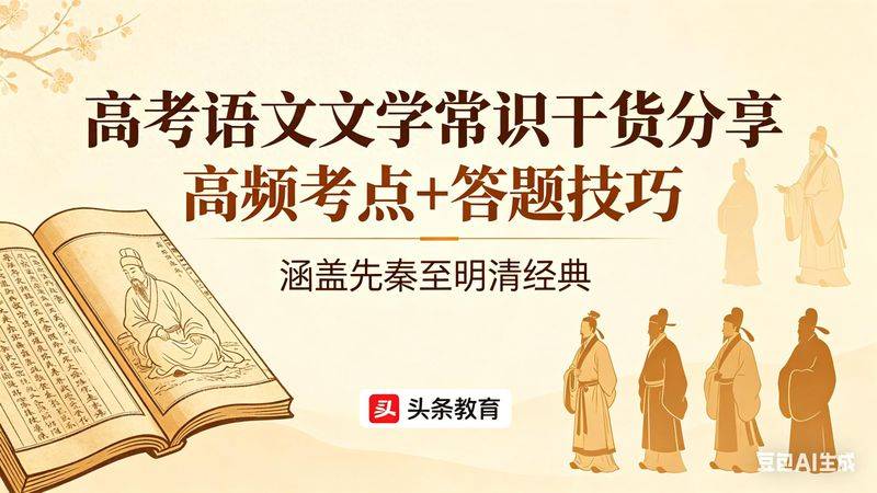 一文吃透高考语文必考常识，考前必背干货