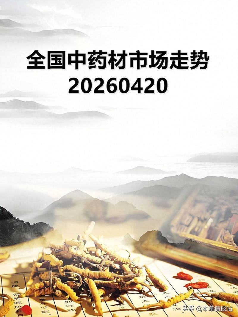 全国中药材市场走势20260420