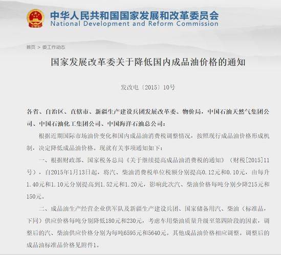 成品油价格改革