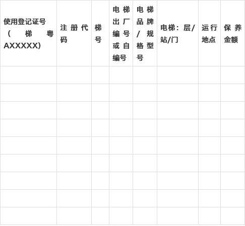 电梯维修保养手册