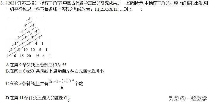 杨辉三角规律