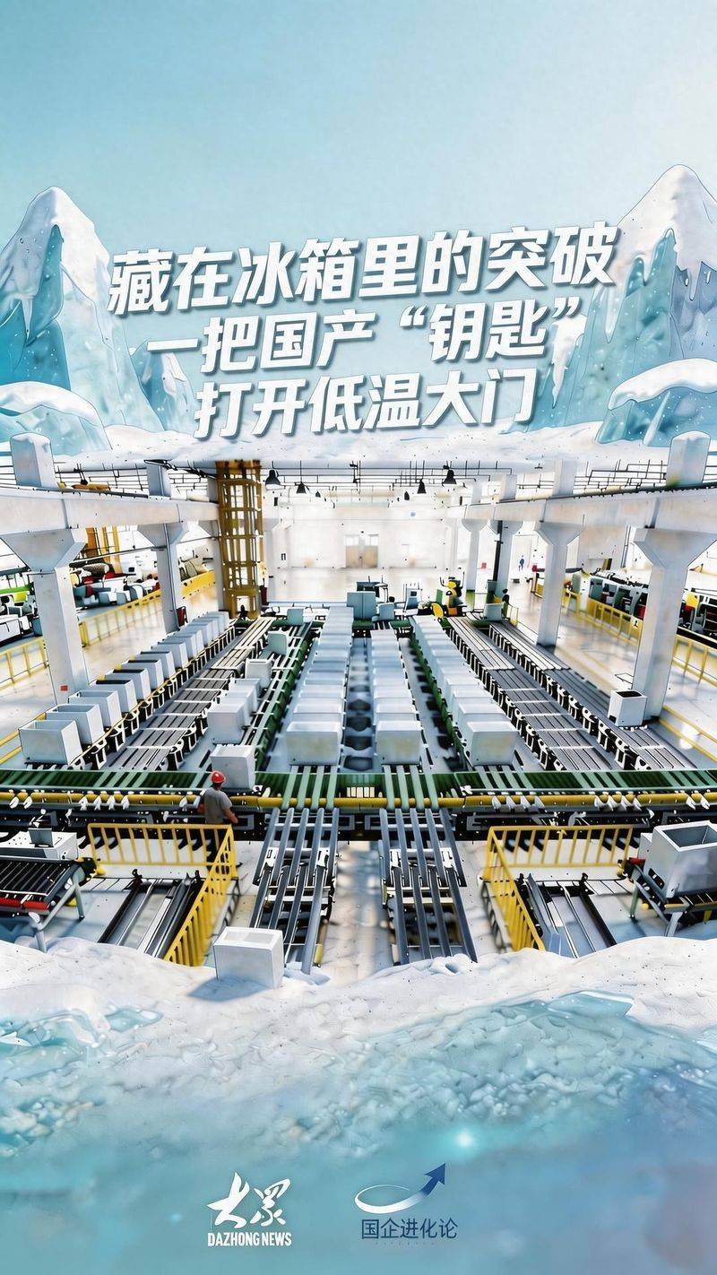 国企进化论｜藏在冰箱里的突破，一把国产“钥匙”打开低温大门