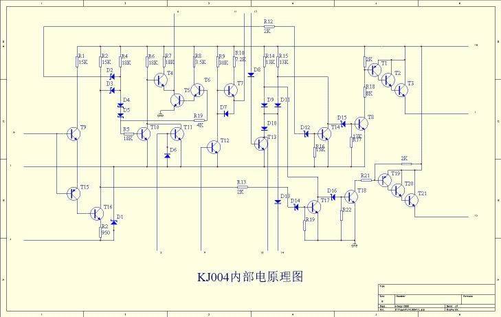 KJ004可控硅移相触发电路