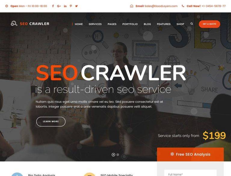 Wordpress themeseo template