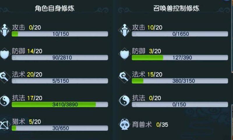 梦幻西游师徒任务修炼经验