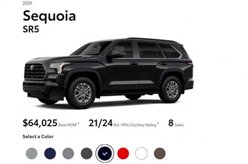 Toyota redwood offer