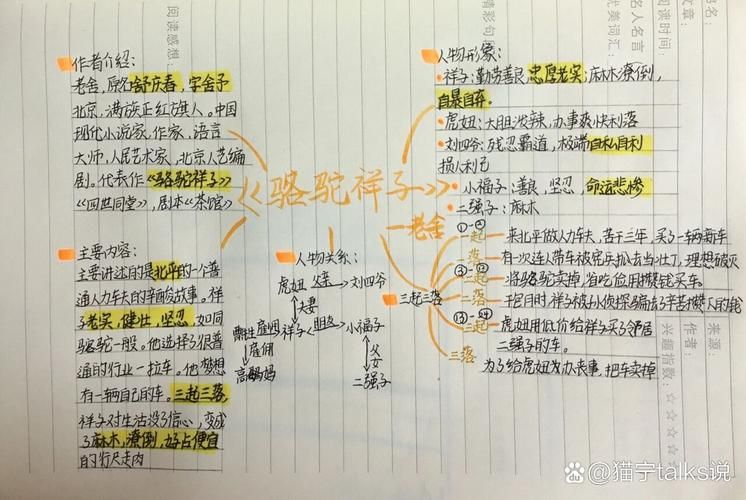 骆驼祥子知识概括