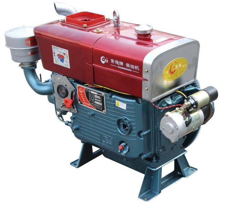 Single-cylinder petrol machine