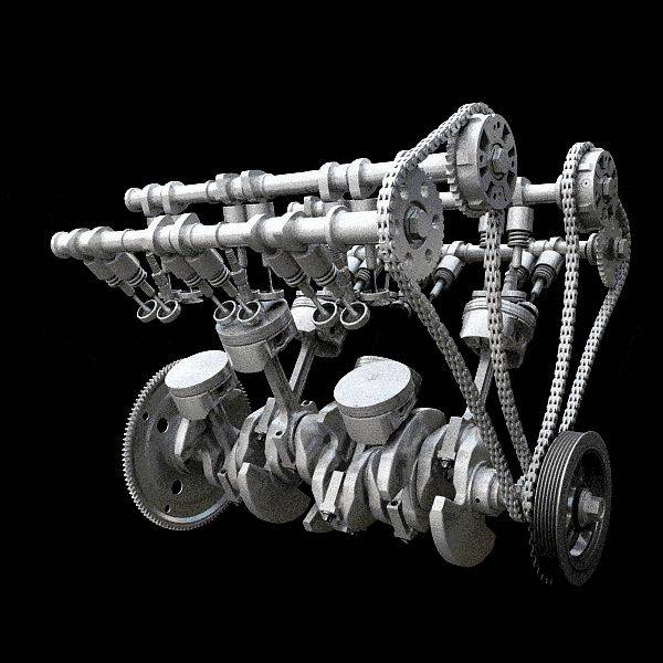 Single-cylinder petrol machine