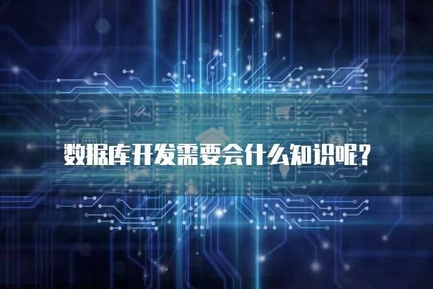 Knowledge needed for system development