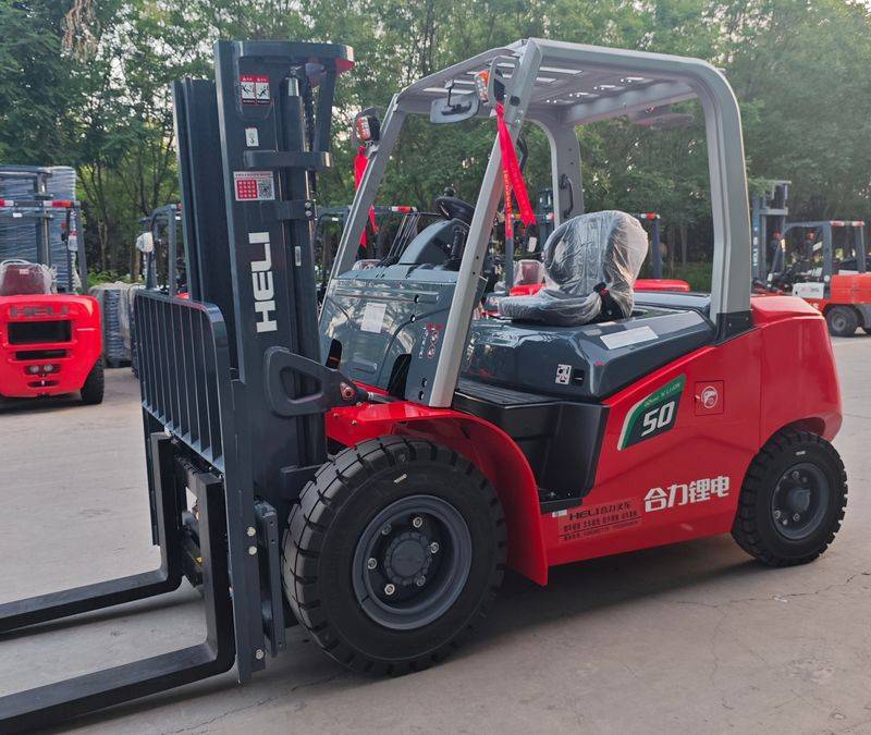 Principles of the line of the combined forklift