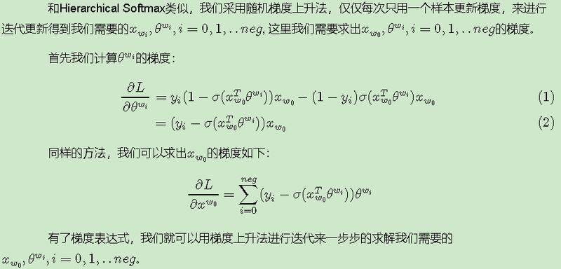Word2vector principle