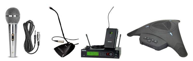 Activated microphones