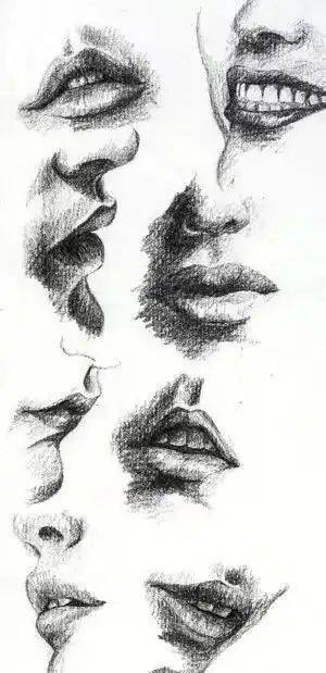 Lip sketches