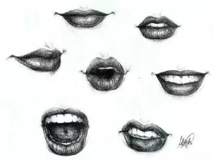 Lip sketches