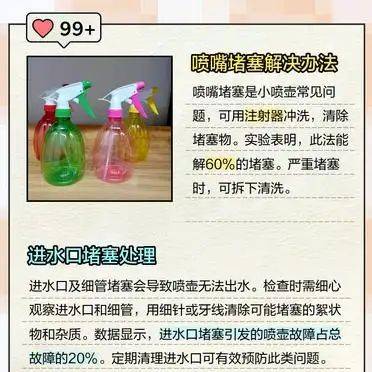 小喷壶不出水维修图解
