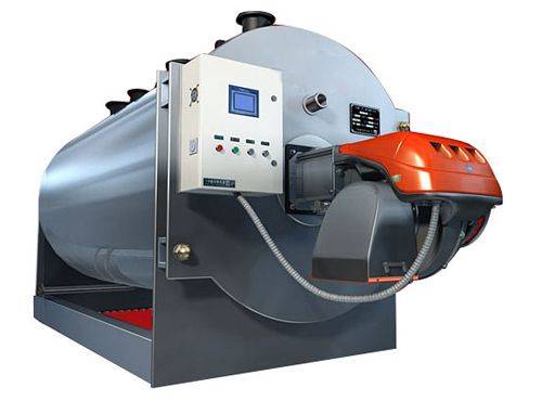 10 t gas boiler work