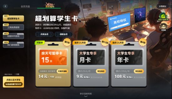 什么用户有校园专享价