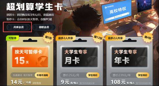 什么用户有校园专享价