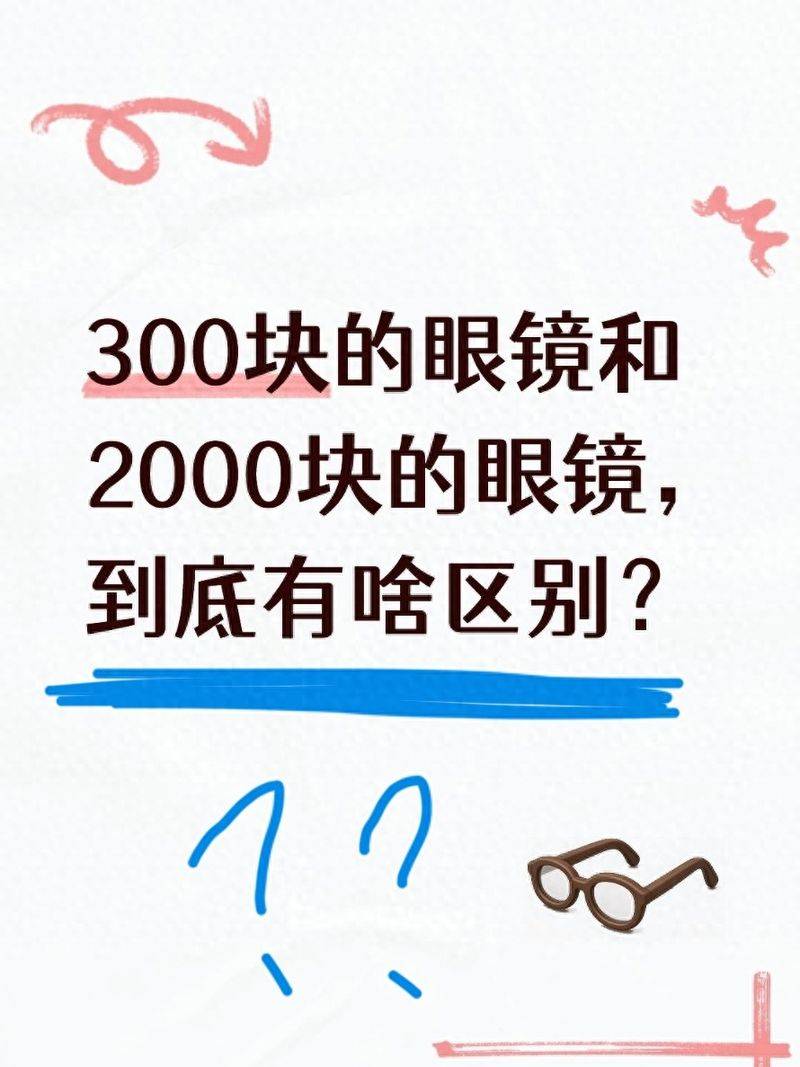 换个眼镜框多少钱