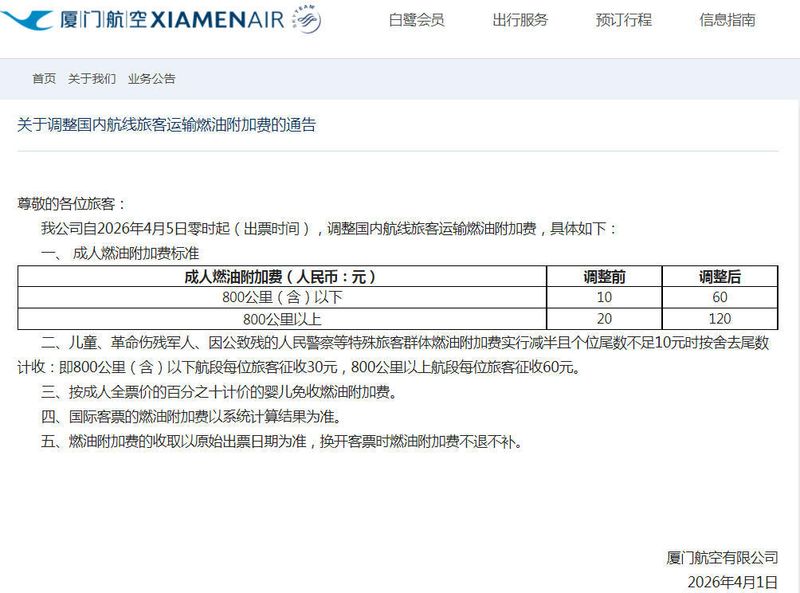 燃油费和机场建设费多少钱