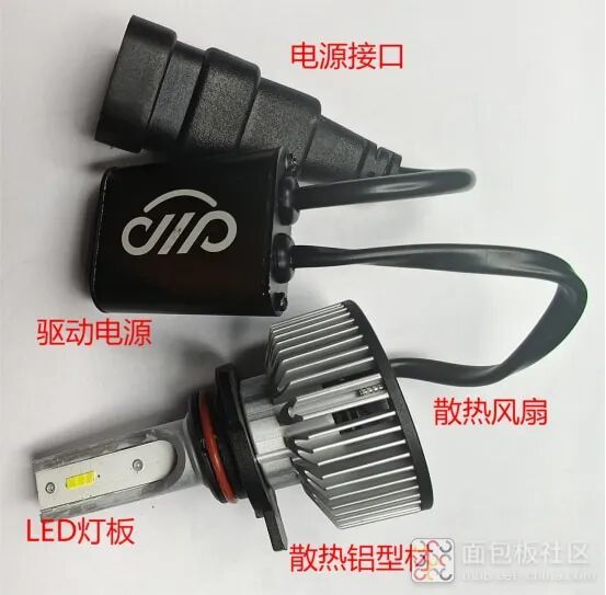 led泛光灯构造