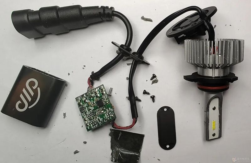 led泛光灯构造