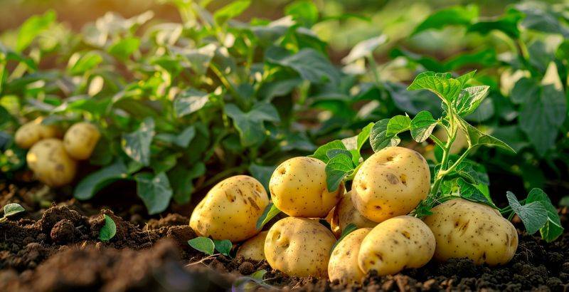 Potato farming techniques