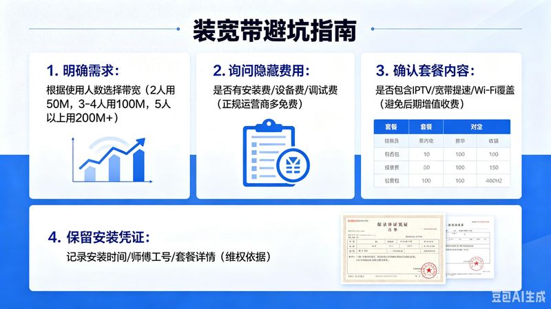 宽带有成本吗