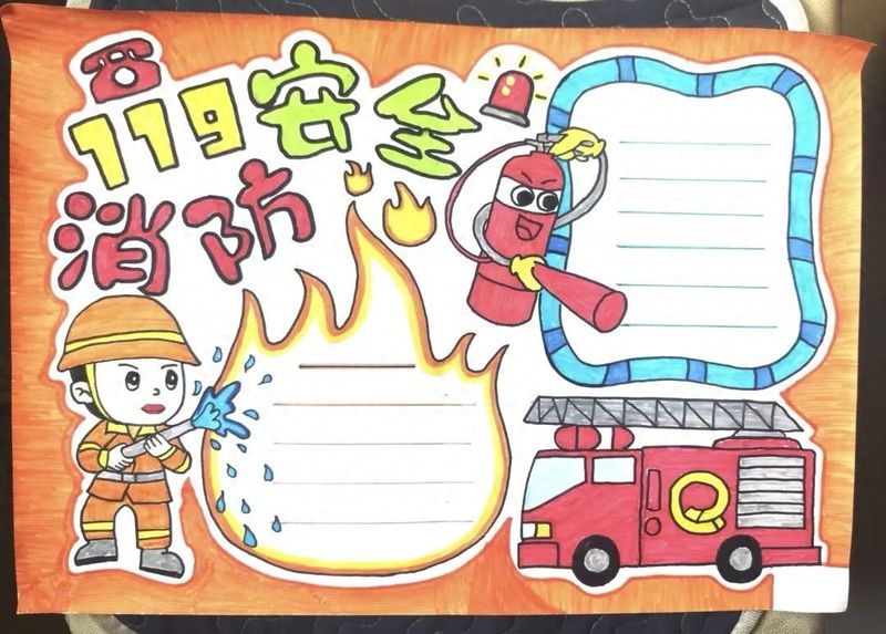 消防小知识手抄报