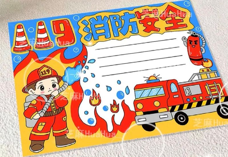 消防小知识手抄报