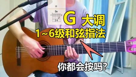 吉他各调和弦推算方法