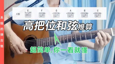 吉他各调和弦推算方法