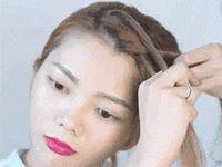 A simple short- and medium-term hair-stamping method