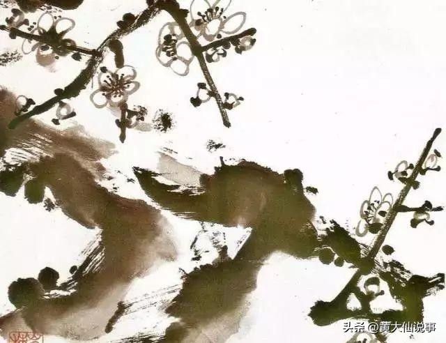 国画画梅花的步骤