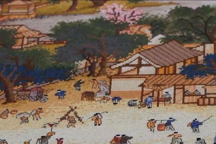 八骏图十字绣成品能卖多少钱