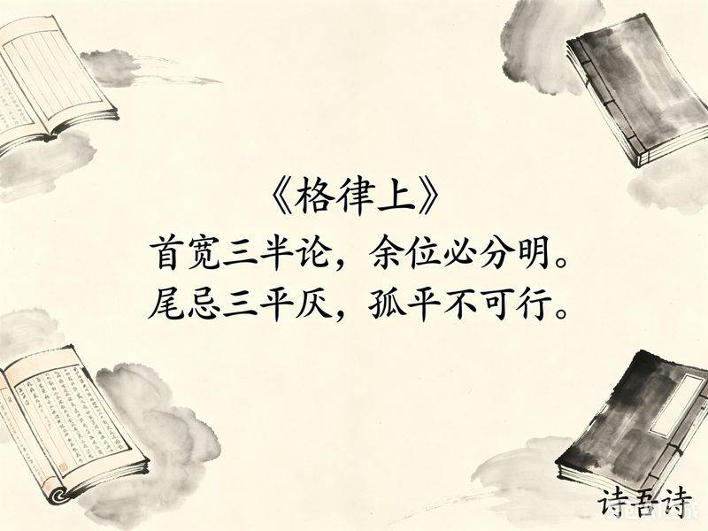 五言绝句的平仄规律