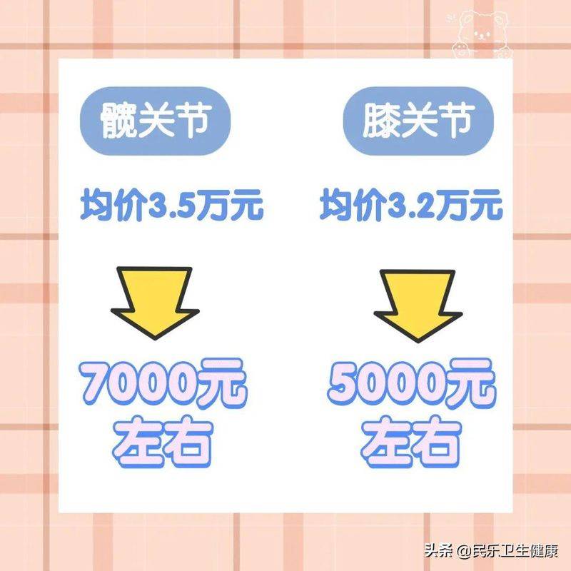 髋关节置换术多少钱