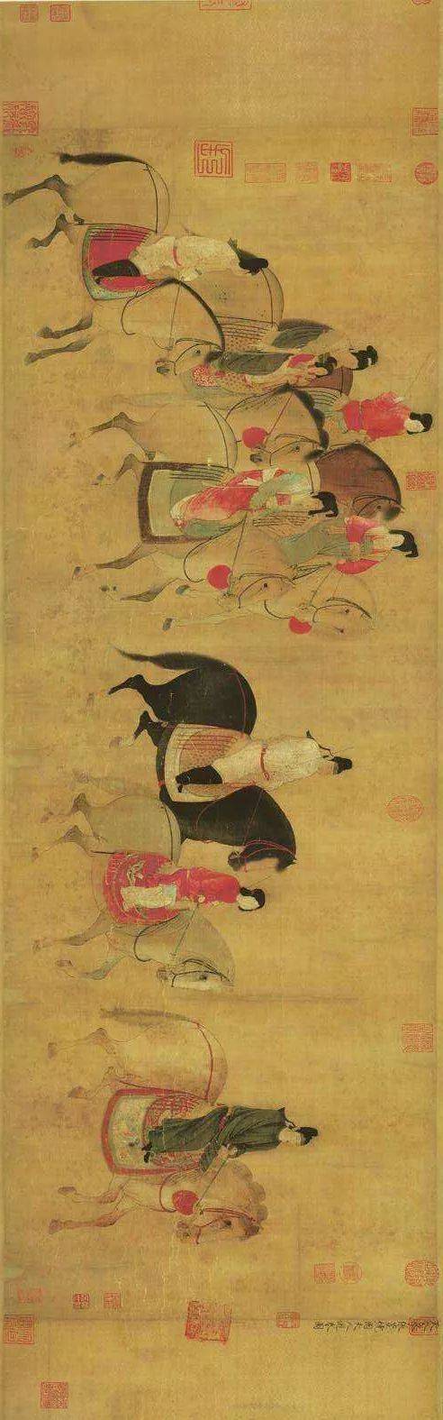 张萱仕女画的艺术特点