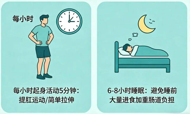 The method of exercise for treating hemorrhoids