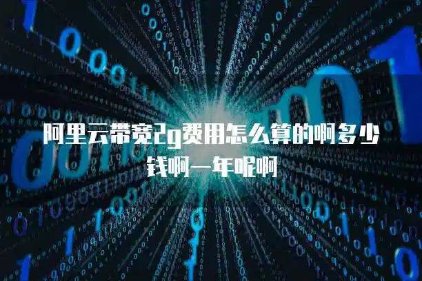 2m宽带 多少钱